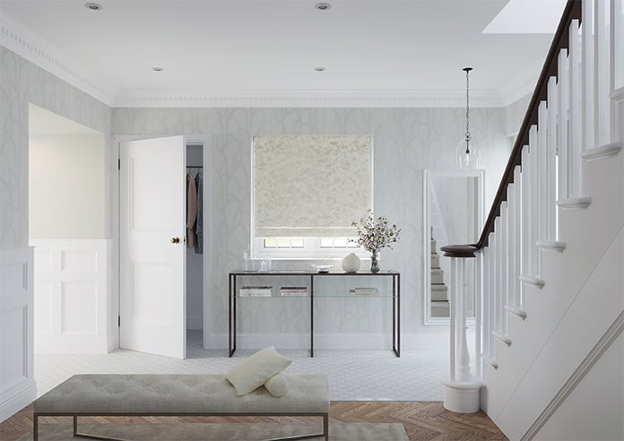 Crushed Velvet, Ivory - Twist&Fit Roman Blind - Image 9